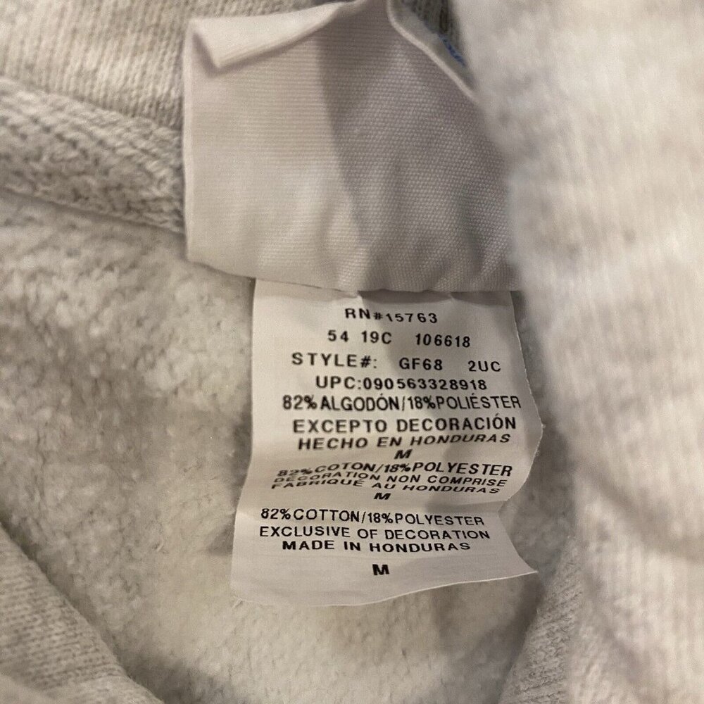 Champion Men's Reverse Weave Hoodie Sweatshirt Old English Logo Silver Gray M - Picture 9 of 10